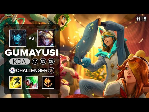 T1 Gumayusi Ezreal ADC vs Kalista - KR Challenger Patch 11.15