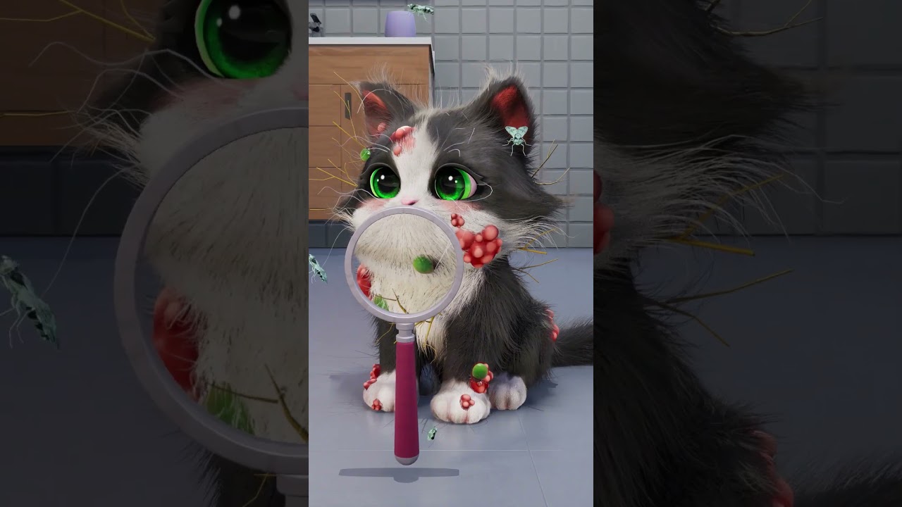 🙅🏻‍♀️Don't judge a CAT by its appearance❌ LOVE ANIMALS#cat #パズにゃん3d #kittenmatch3d#猫#shorts #fyp