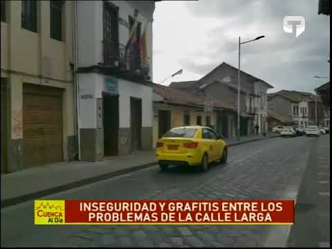 Inseguridad y grafitis entre los problemas de la calle Larga