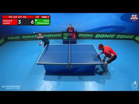 23:00 Oleksandr Ivashkin 1 - 3  Serhii Cherniavskyi West 5 WIN CUP 18.11.2022 | TABLE TENNIS WINCUP