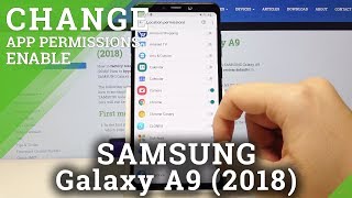 How to Manage App Permissions in SAMSUNG Galaxy A9 2018 – Allow Apps