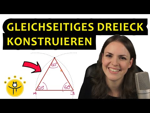 Gleichseitiges DREIECK KONSTRUIEREN – 60 Grad Winkel konstruieren