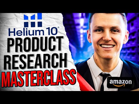 Helium 10 Product Research Masterclass! ( A to Z Tutorial for Beginners)