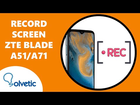 🔴 How to SCREEN RECORD  ZTE Blade A51 and A71 ✔️ Set up ZTE Blade A51 y A71
