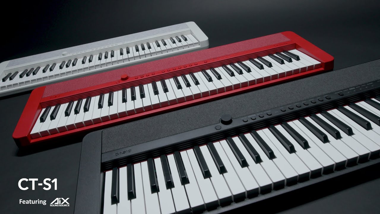 Casio Keyboard CT-S1WE Weiss