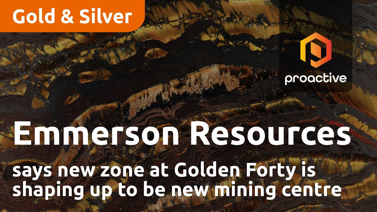 Emmerson Resources says new zone at Golden Forty is shaping up to be new mining centre