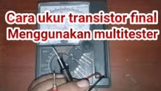 Download lagu cara test transistor  final 3055 & 2955 rusak atau masih bagus mp3