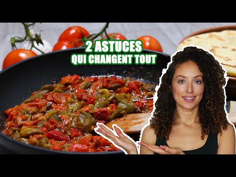 How to make a CHAKCHOUKA - grilled peppers (North African recipe)