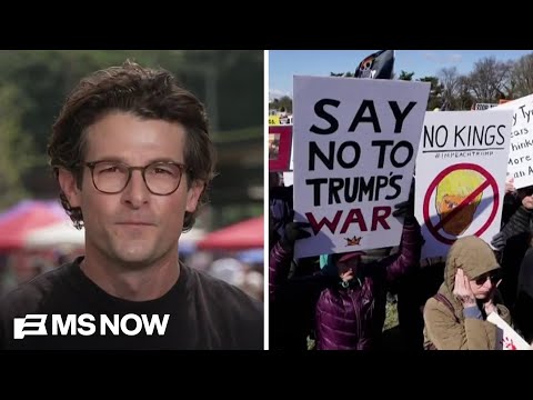 'It could be the BIGGEST one yet' Jacob Soboroff reports from the 'No Kings' protest in Los Angeles