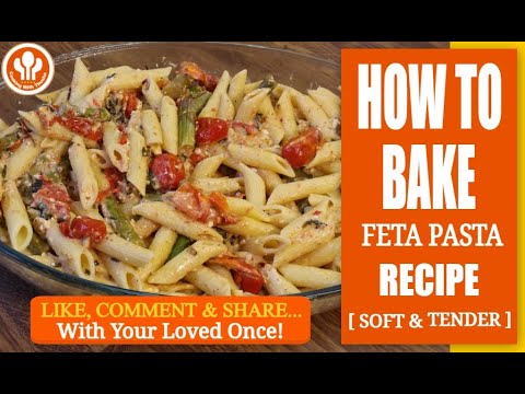 Baked Feta Pasta | Baked Cherry Tomato Feta Pasta Recipe | Tiktok Vegan Spinach Feta Pasta Recipes