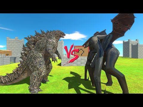 GODZILLA 2021 VS MUTO FEMALE. BATTLE IN THE ABANDOED CITY. WHO IS THE WINNER ???????? - ARBS