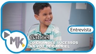 Gabriel - CD Grandes Sucessos na Voz de Gabriel - Entrevista News MK Music - (News)