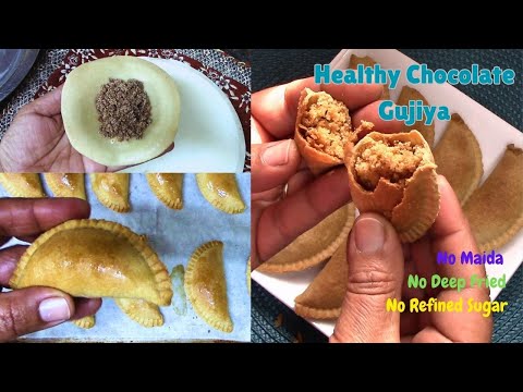 SIMPLE Wheat Flour Gujia Recipe For A Delicious Dessert | Sugar Free Baked Gujiya Recipe