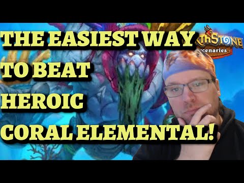 HEROIC Coral Elemental Bounty guide - Fathom-Lord Karathress equipment (Hearthstone Mercenaries)