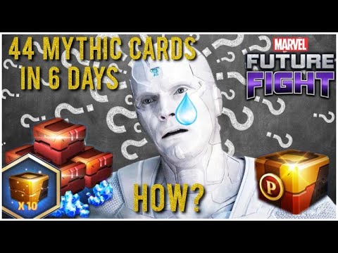 HOW I GOT 44 MYTHIC CARDS IN 6 DAYS...!! CARD FARMING SECRETS...!! MARVEL FUTURE FIGHT