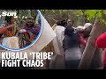 Shock Moment African Tribe Handmaiden Floors Angry Local With Brutal Punch
