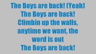 The Boys Are Back-High School Musical 3(HQ/lyrics)