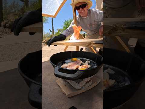 Cooking breakfast with the Solar Death Ray #solar #physics