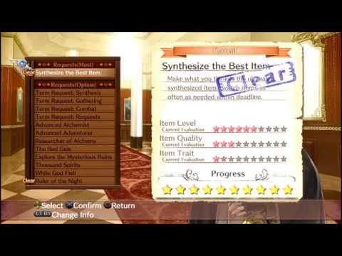 [PS3] Atelier Rorona Plus (DX) - Quickest Way to Get 10 Stars for Final Assignment