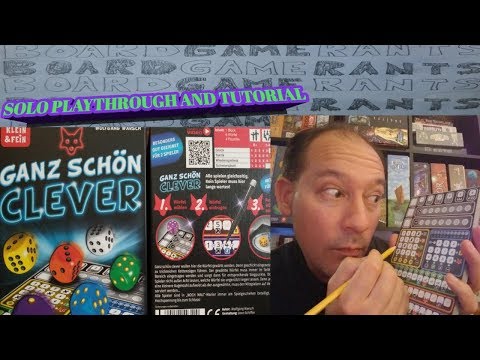 Solo Playthrough and Tutorial for Ganz Schon Clever