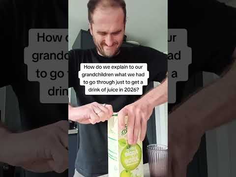 Why do we attach the cap to the carton?! 🤷🧃