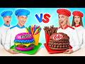 Cooking Show Challenge Chocolate Vs Rainbow Food By Multi DO Smile