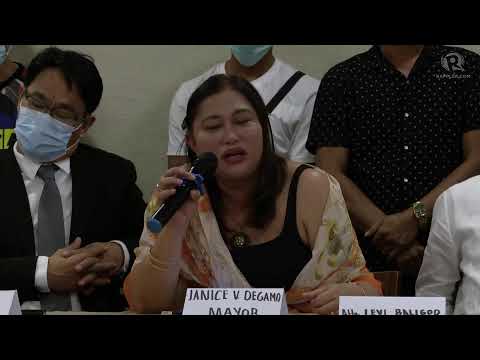 Press conference of Negros Oriental killings victims