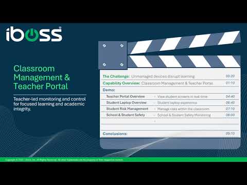 iboss Classroom Management & Teacher Portal