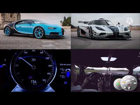 Koenigsegg One:1 vs Bugatti Chiron 0-300 kmh race