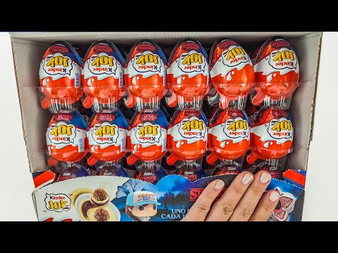 Kinder Joy Stranger Things Funko Pop 2025 | Big Unboxing!