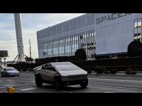 Tesla Cybertruck Testing With Side Mirrors