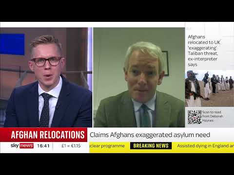 Sky News: Danny Kruger discusses Afghan resettlement in Wiltshire