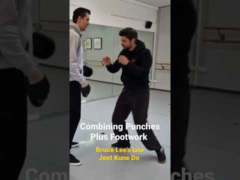 COMBINING PUNCHES and FOOTWORK, Bruce Lee’s late Jeet Kune #Shorts