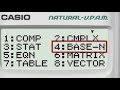 Convert Number Base On Casio Calculator