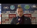 Keeper Pasveer en trainer Slutskiy na Vitesse-FC Groningen