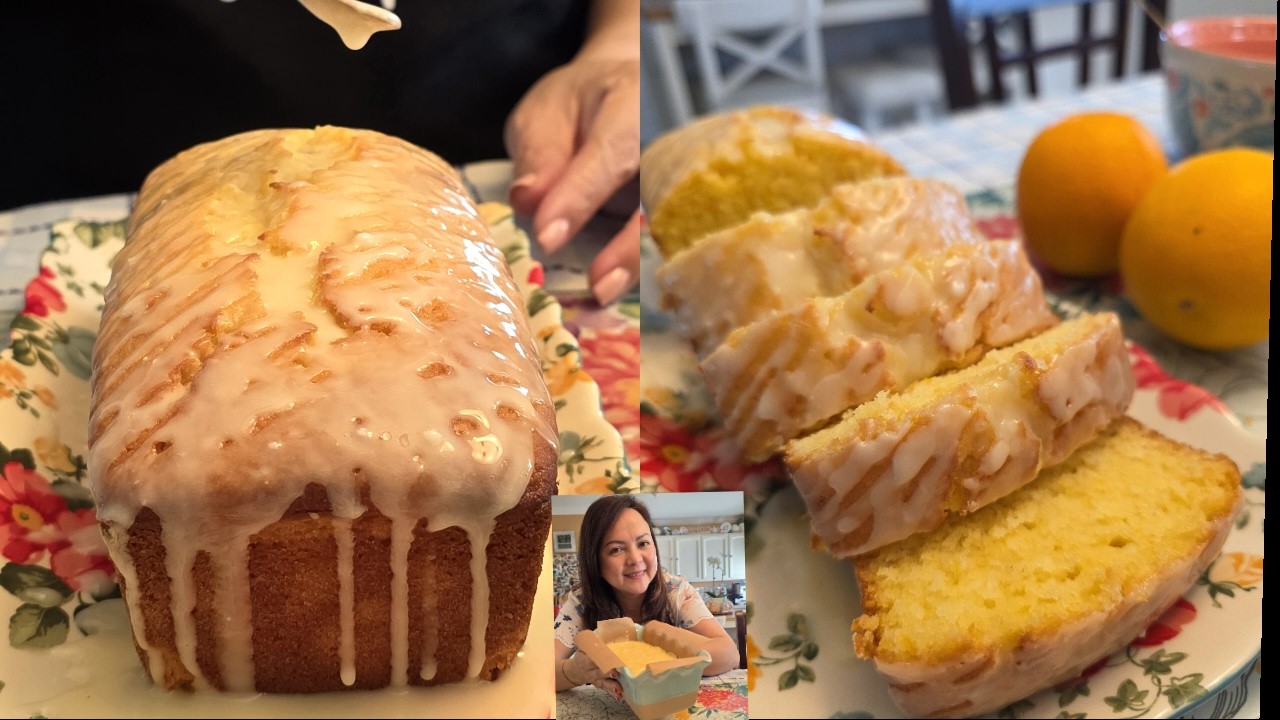 ORANGE LOAF CAKE- Moist, Zesty, Perfect!