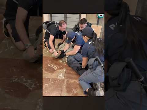 Arrestato dalla polizia uomo pericoloso in stazione a Firenze #arresto #firenze