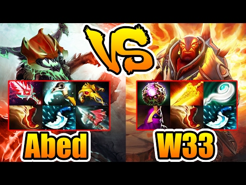 Abed [OD] vs W33 [Ember Spirit] WHAT JUST HAPPENED - Dota2 7.01