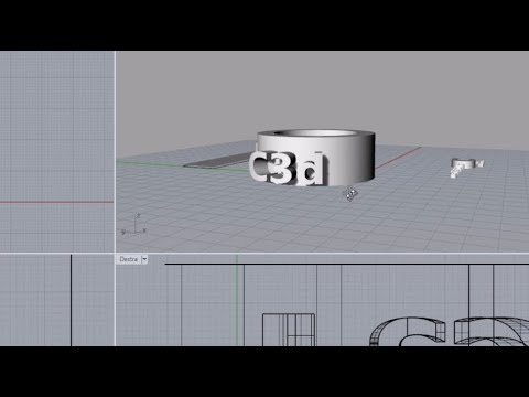 Tutorial Comandi Rhinoceros "scorri lungo la superficie" , tecnica n. 1