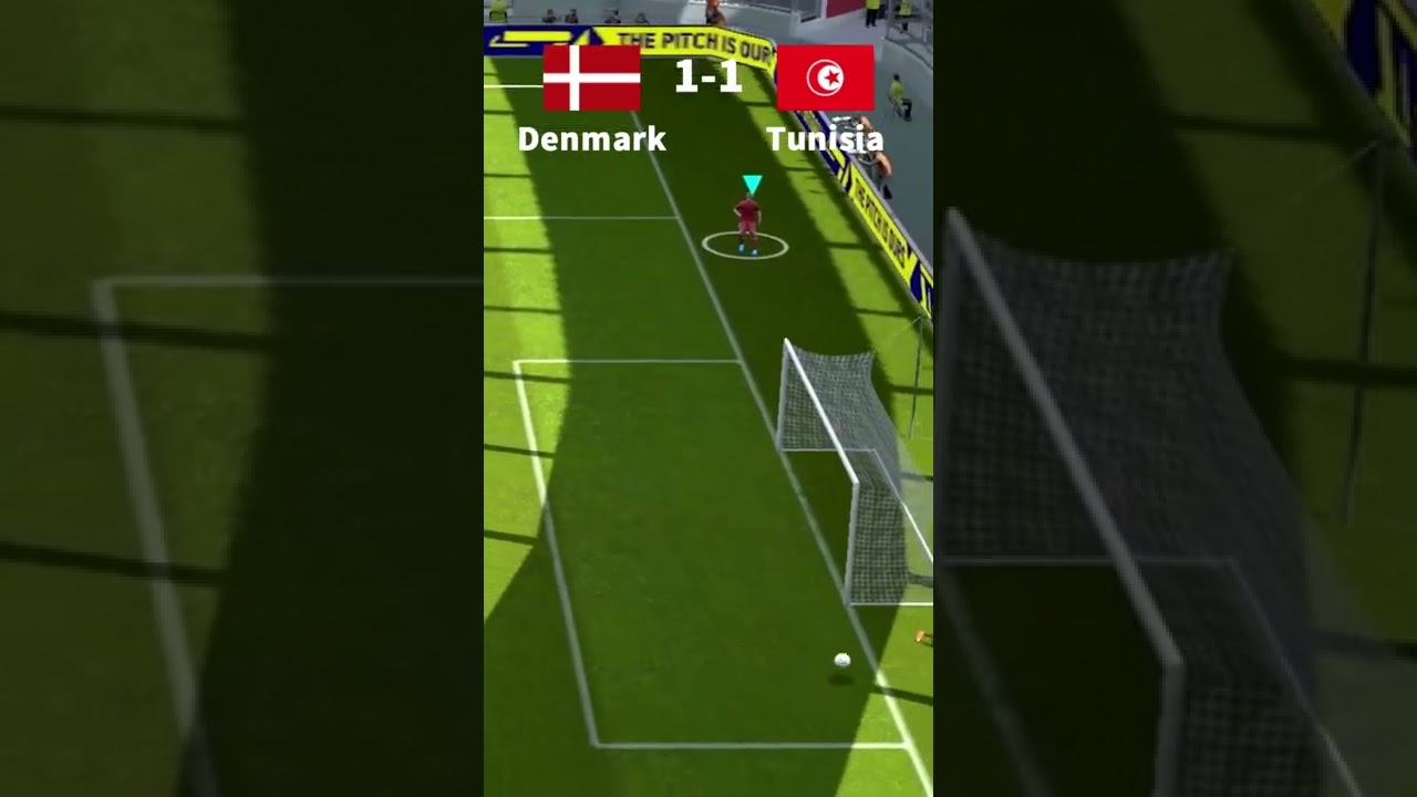 Denmark vs Tunisia FIFA World Cup Group D │ eFootball Mobile 2023
