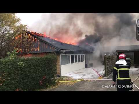 24.11.2019 - Villa brændt ned i Smørum