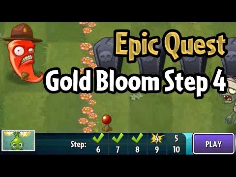 Plants vs Zombies 2 - Epic Quest: Rescue the Gold Bloom - Step 4