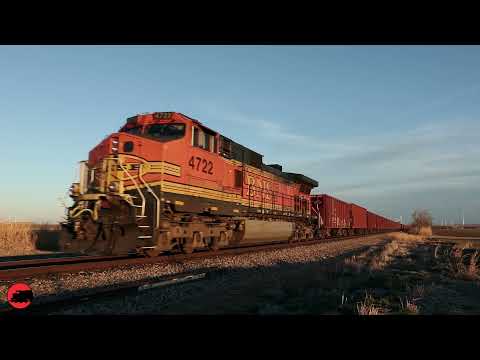 Orange Train near Sunset - 1/9/22