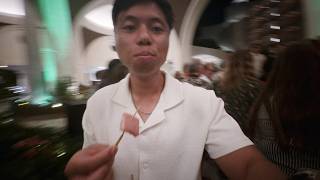 whale watching & tuna carving - filmed on iphone