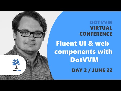 Fluent UI & web components with DotVVM