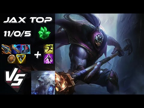 TOP Jax vs Volibear - EU Challenger Patch 25.S2.1