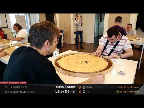 VII. Crokinole OB - Alapszakasz - Létay Dániel vs Sass Lóránt