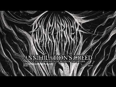 Bonecarver -- Annihilation´s Creed [ft. David Simonich of Signs Of The Swarm] (Official Stream)