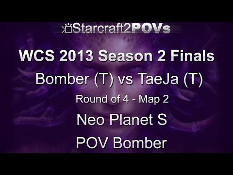 SC2 HotS - WCS 2013 S2 Finals - Bomber vs TaeJa - Ro4 - Map 2 - Neo Planet S - Bomber