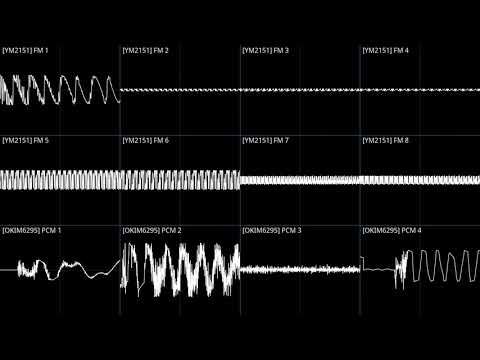 Soldam - "Morning Comes to the Forest of Fairies" [Oscilloscope Visualization]